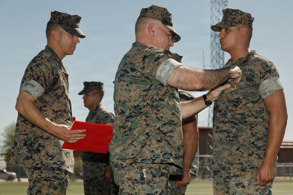 Headquarters and Headquarters Squadron MCAS Yuma Award Ceremony 2026