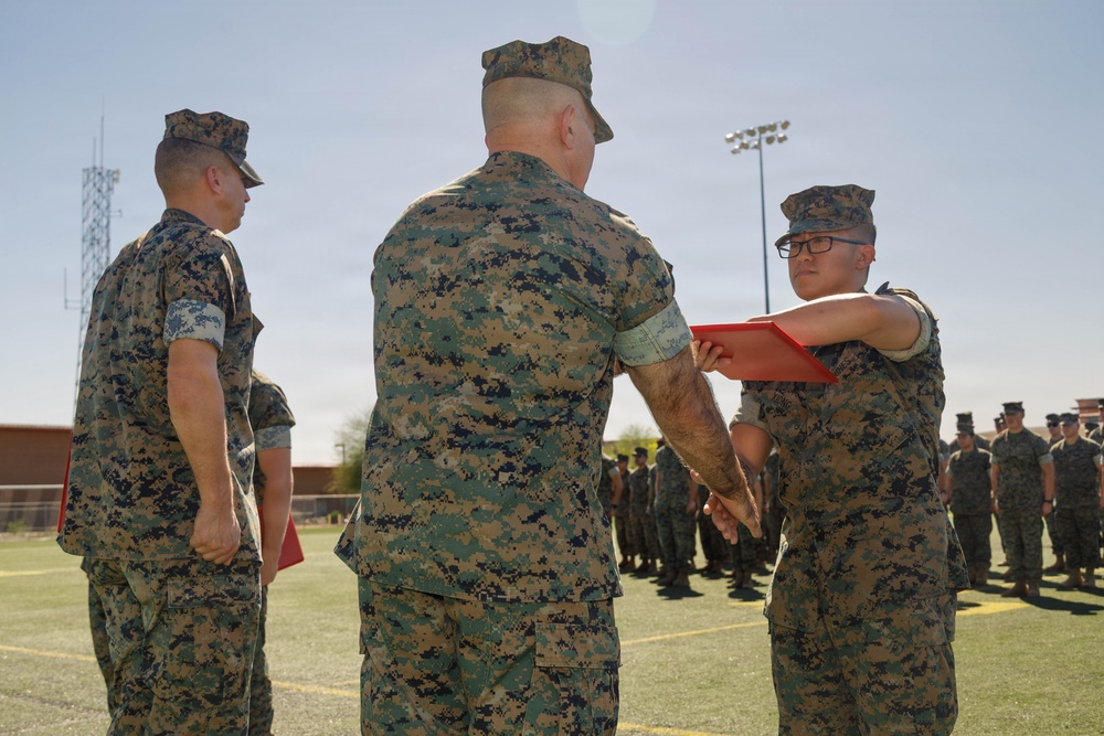 Headquarters and Headquarters Squadron MCAS Yuma Award Ceremony 2026