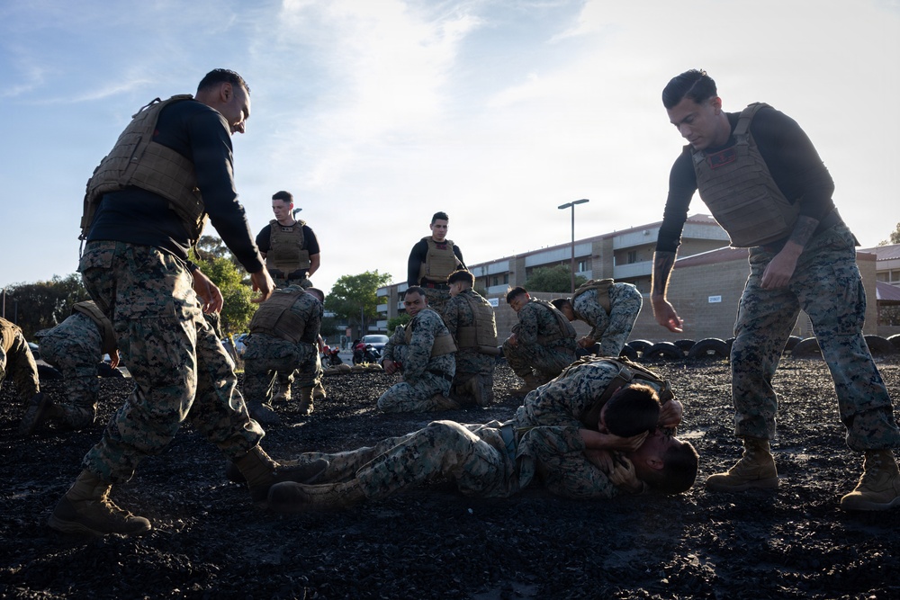 Marines Participate in MAIC Physical Training