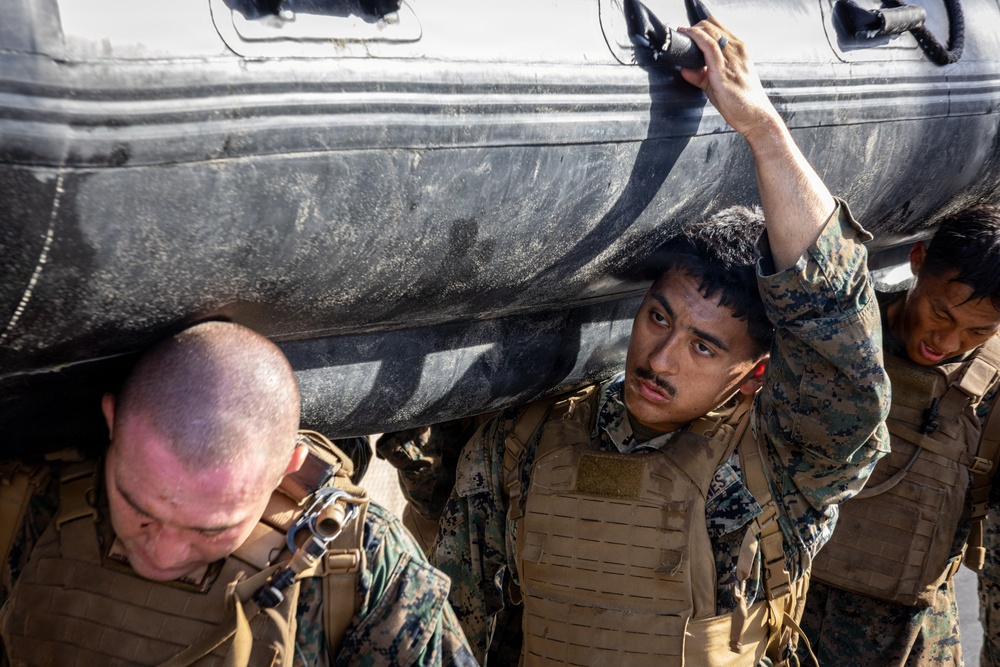 Marines Participate in MAIC Physical Training