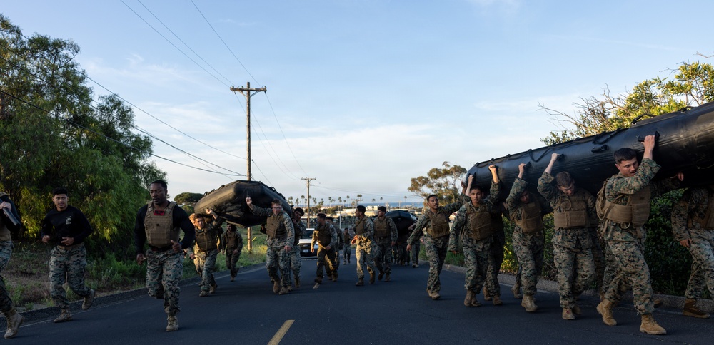 Marines Participate in MAIC Physical Training