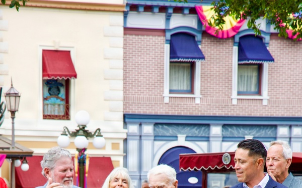 100-Year-Old WWII Veteran Honored at Disneyland