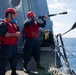 USS John P. Murtha conducts a replenishment-at-sea