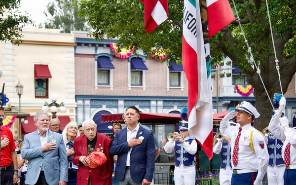 100-Year-Old WWII Veteran Honored at Disneyland