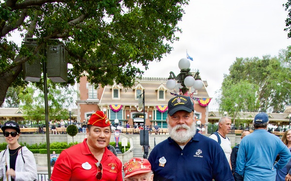 100-Year-Old WWII Veteran Honored at Disneyland