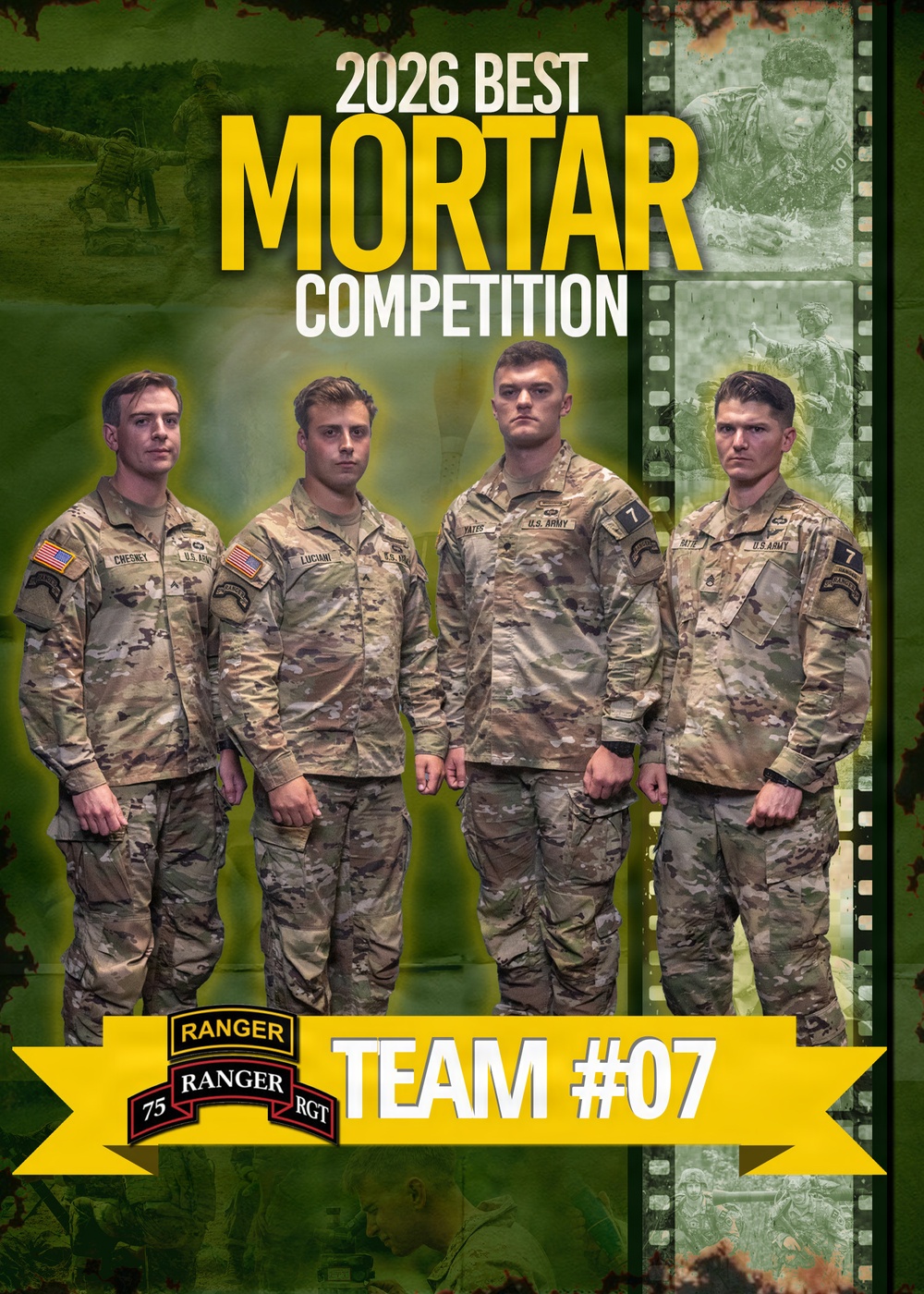 2026 Best Mortar Competition team photos.