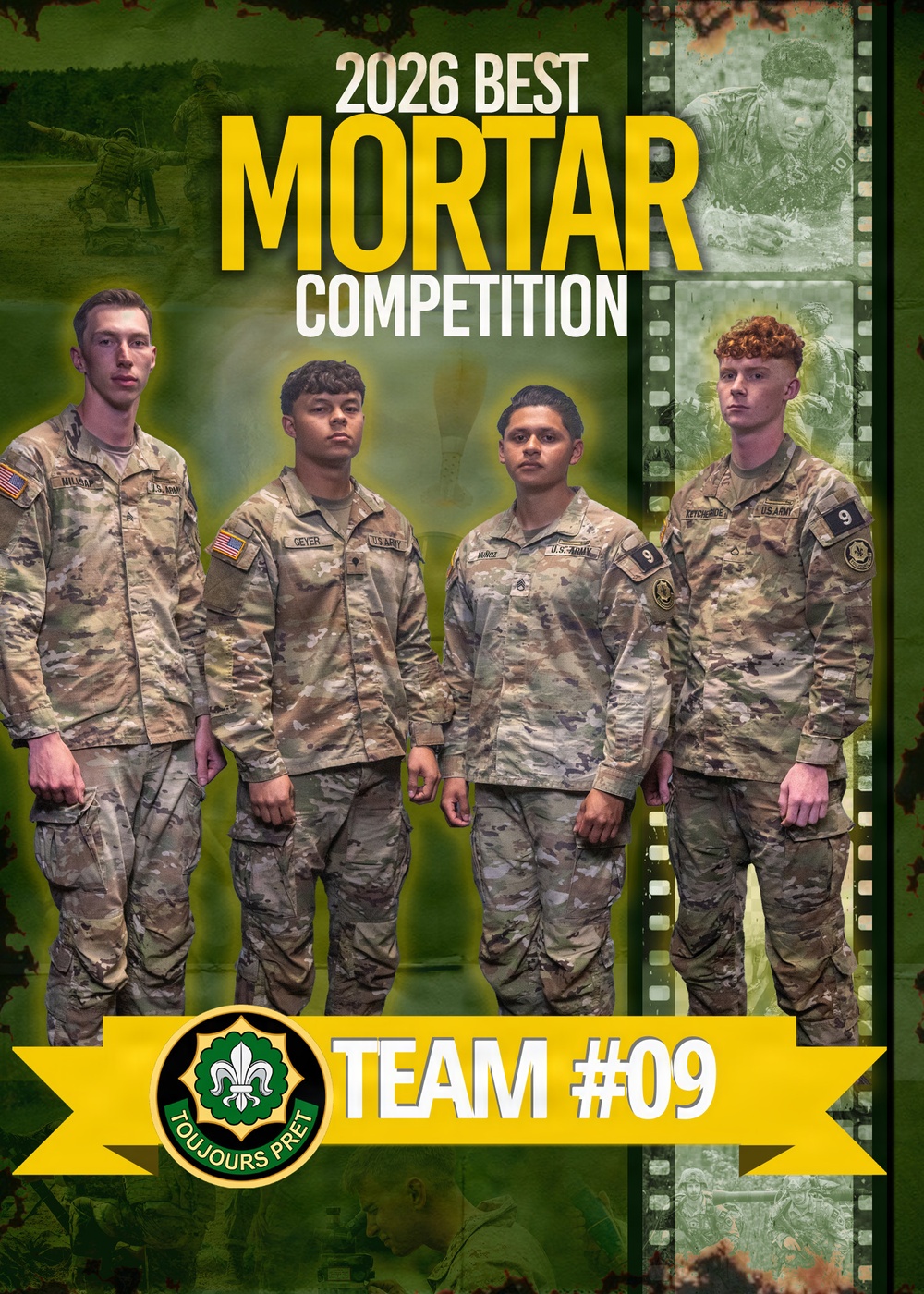 2026 Best Mortar Competition team photos.