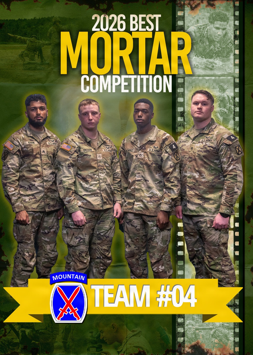 2026 Best Mortar Competition team photos.