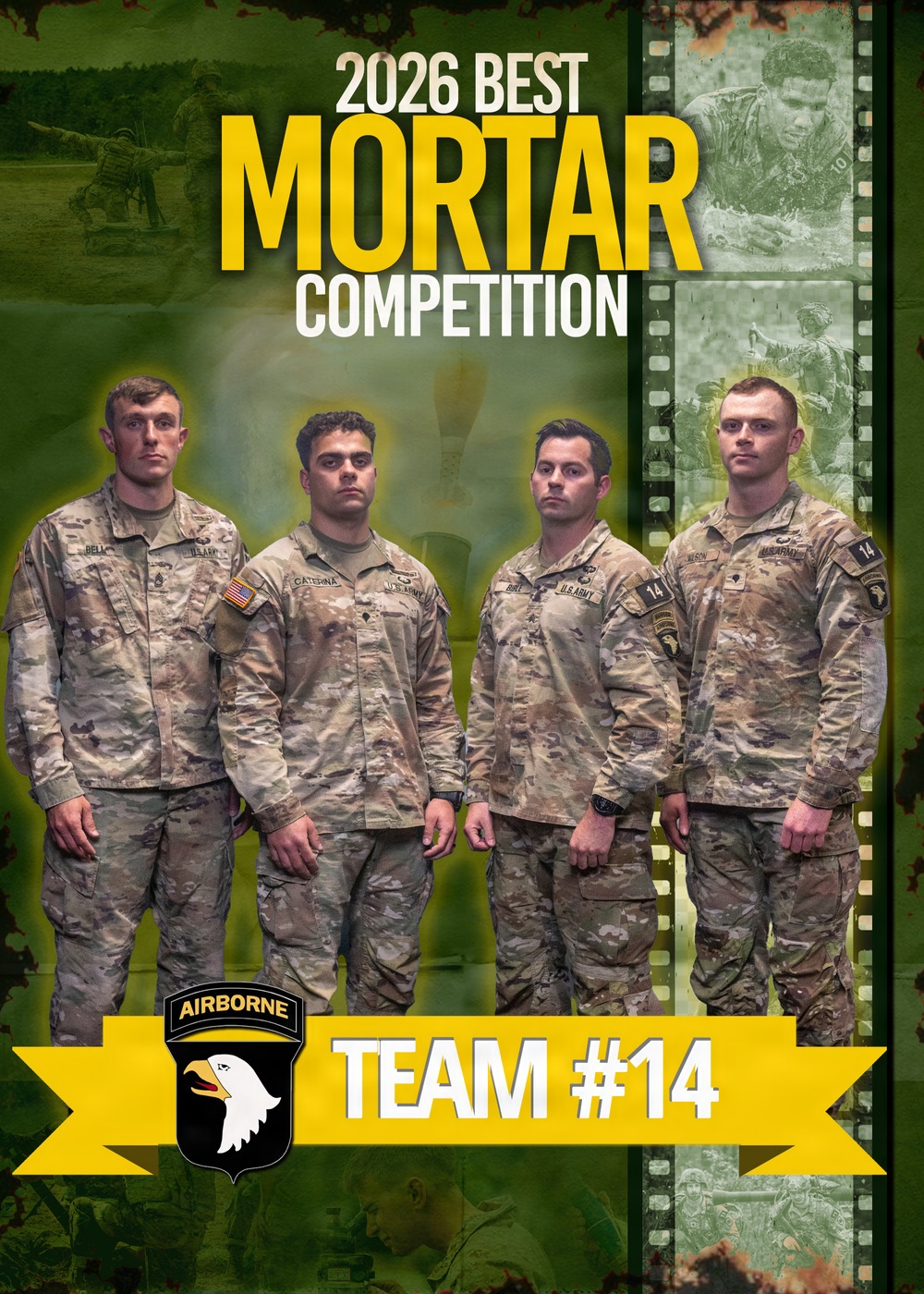 2026 Best Mortar Competition team photos.