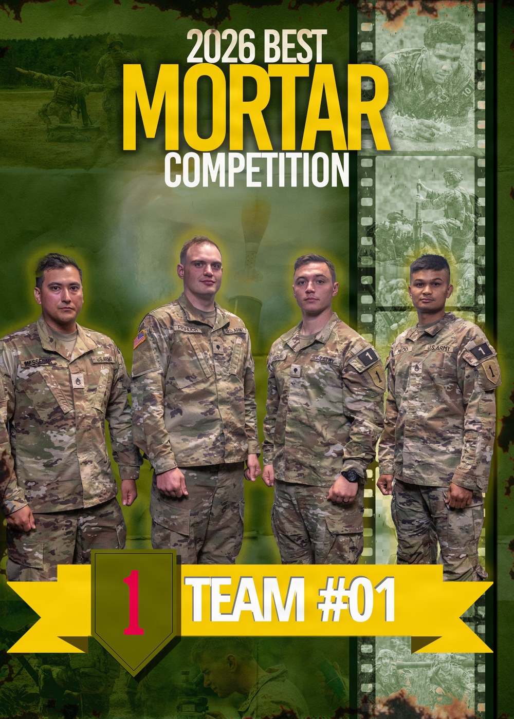 2026 Best Mortar Competition team photos.