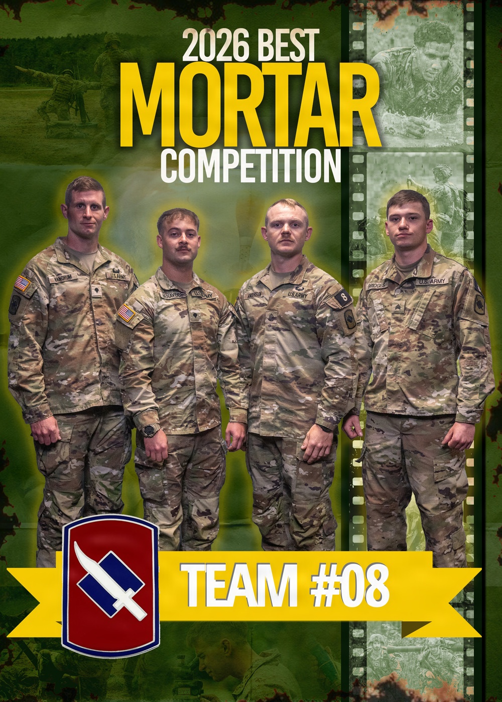 2026 Best Mortar Competition team photos.