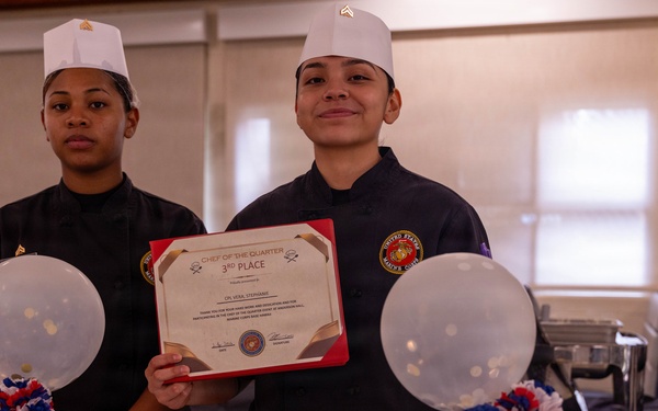 MCBH Hosts Chef of the Quarter Competition: Chow Hall Marines Showcase Culinary Skills