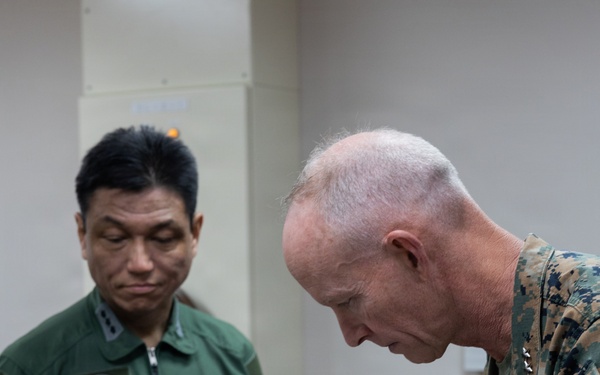 MARFORPAC commander visits Japan Air Defense Command headquarters