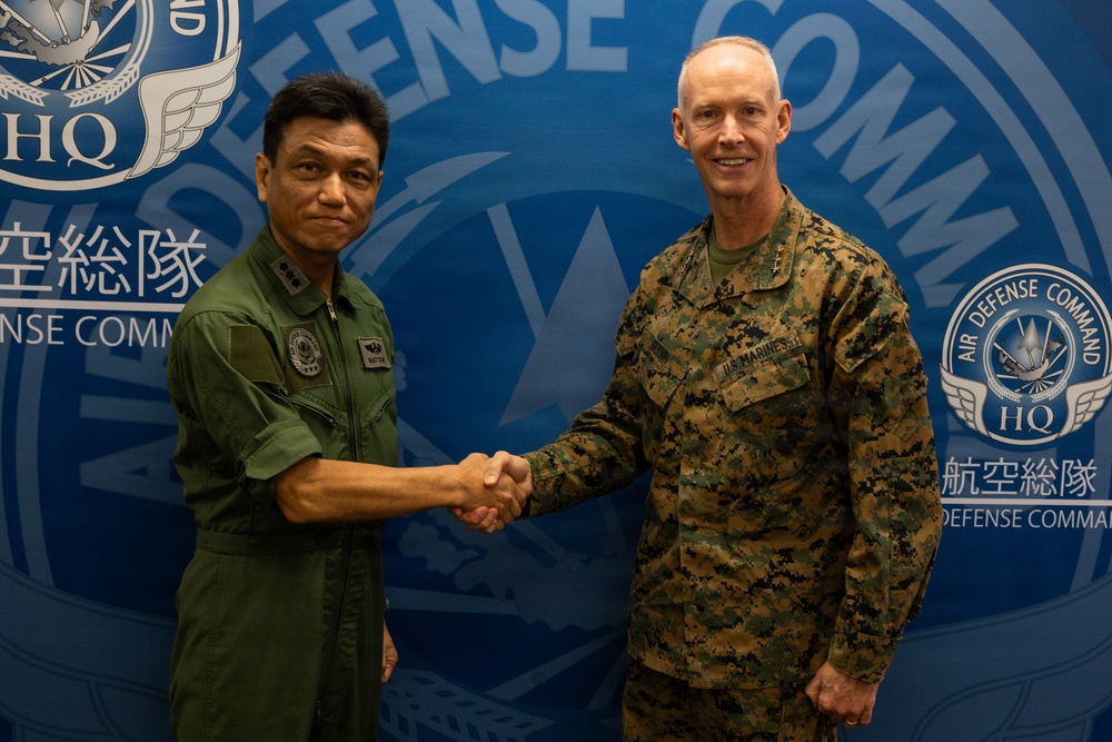 MARFORPAC commander visits Japan Air Defense Command headquarters