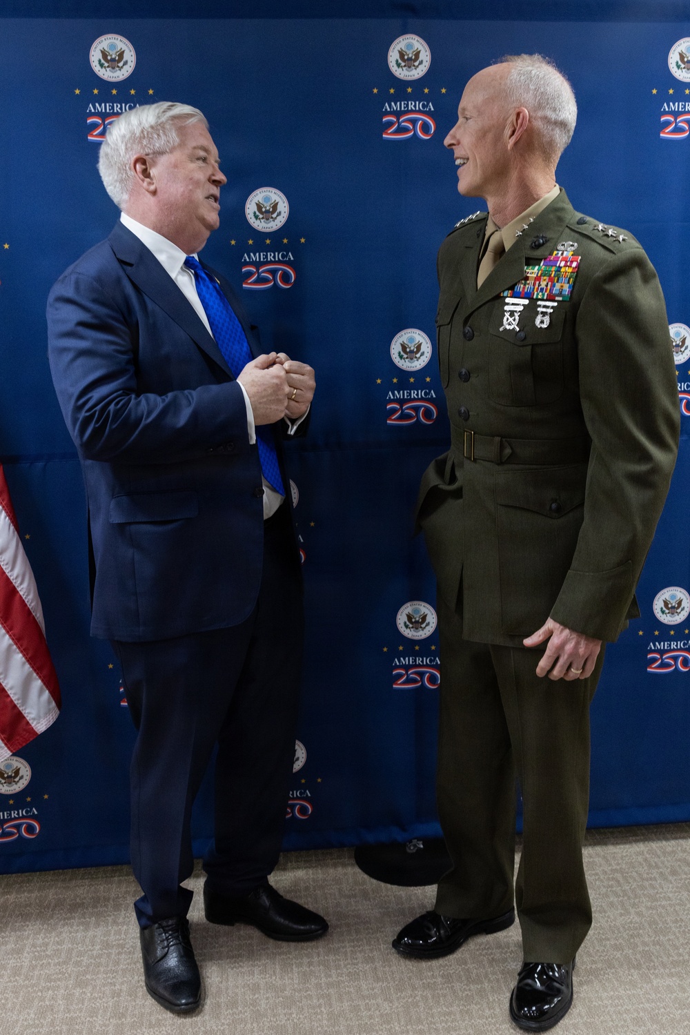 MARFORPAC commander visits U.S. Embassy in Tokyo