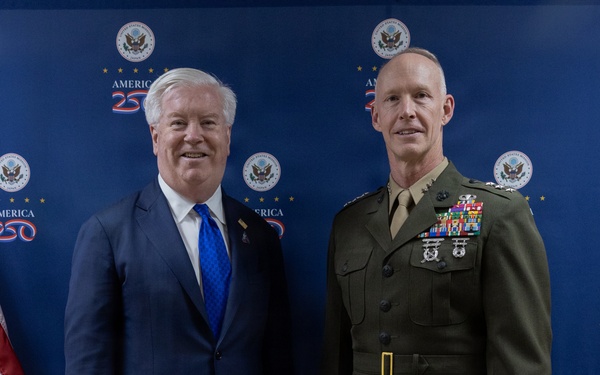 MARFORPAC commander visits U.S. Embassy in Tokyo