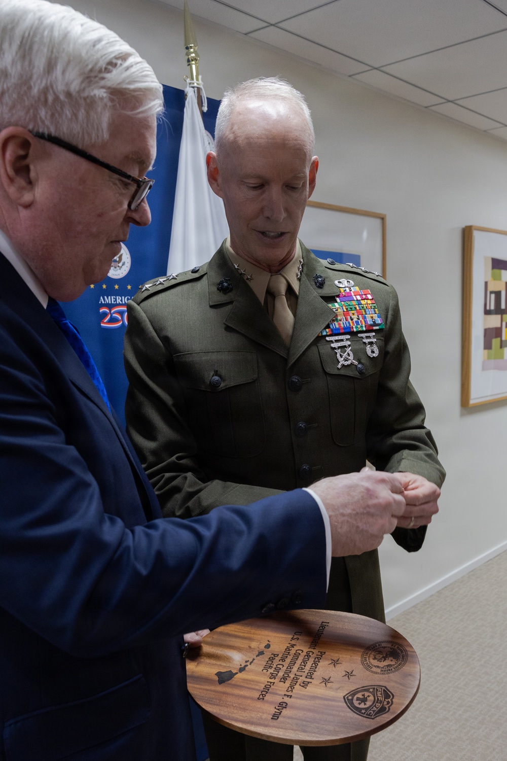 MARFORPAC commander visits U.S. Embassy in Tokyo