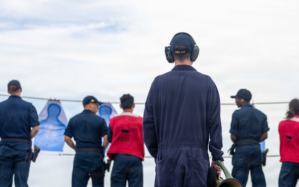 USS Rafael Peralta Small Arms Live-Fire