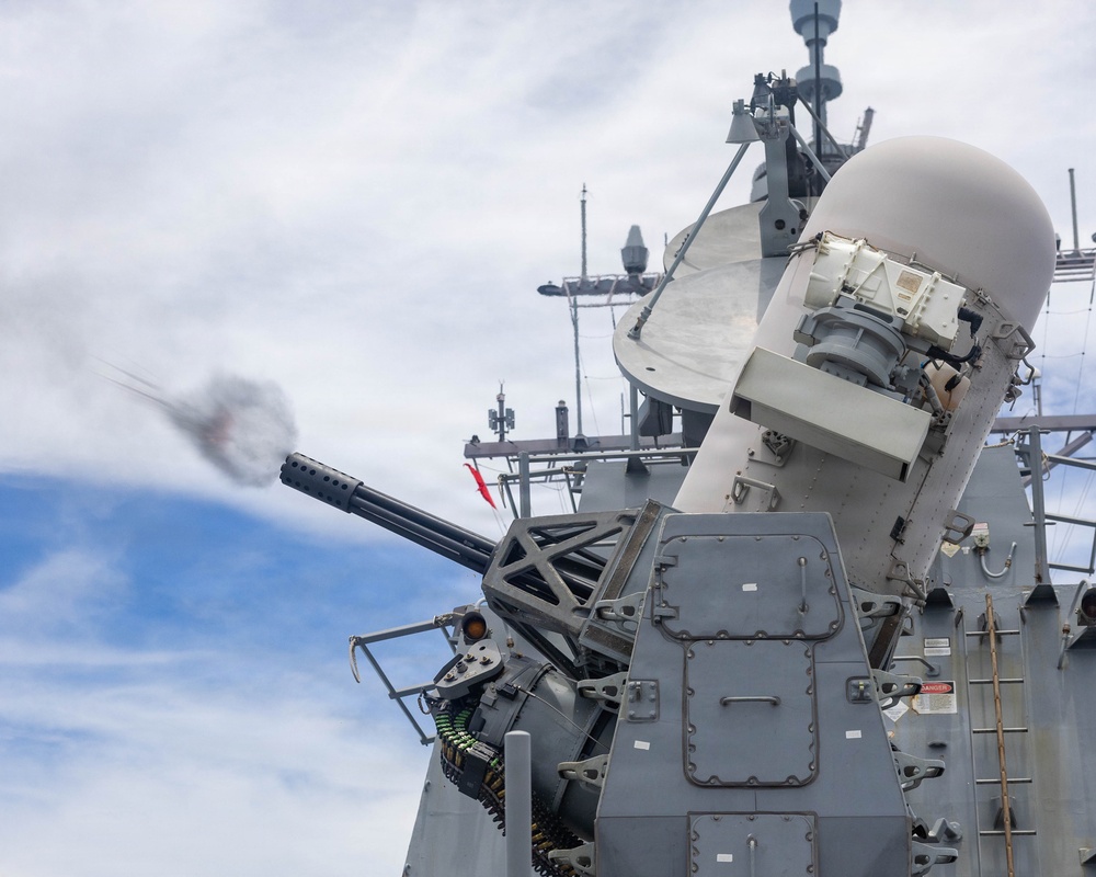 USS Rafael Peralta CIWS PACFIRE