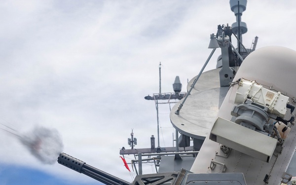 USS Rafael Peralta CIWS PACFIRE