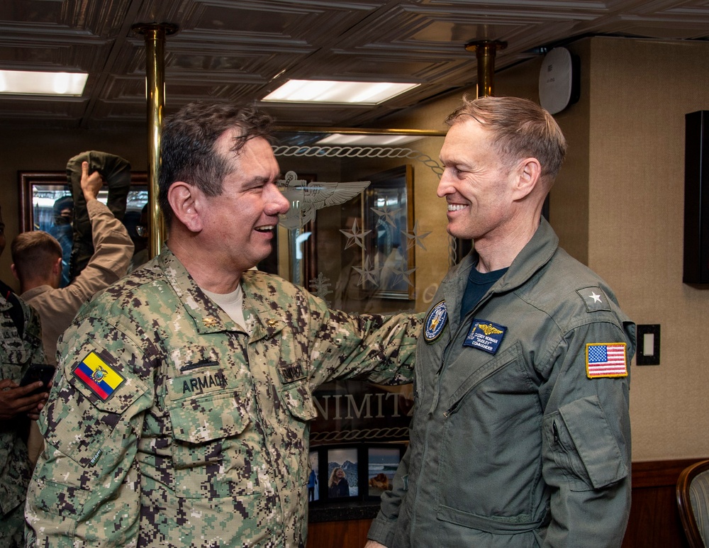 Nimitz Hosts Ecuadorian Distinguished Visitors