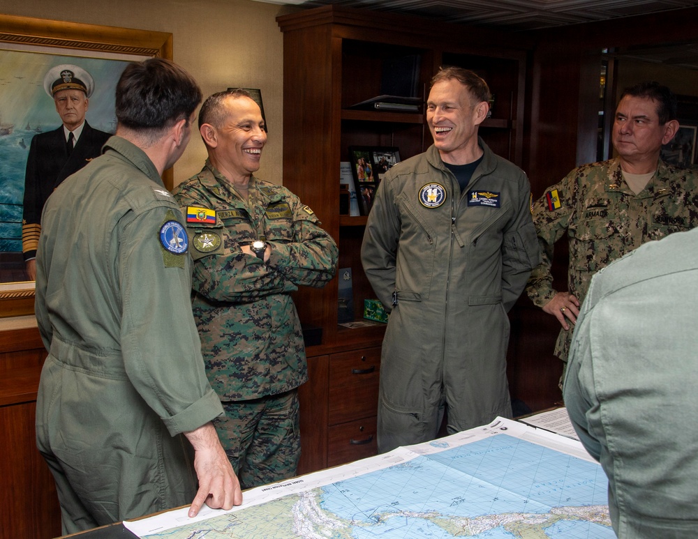 Nimitz Hosts Ecuadorian Distinguished Visitors