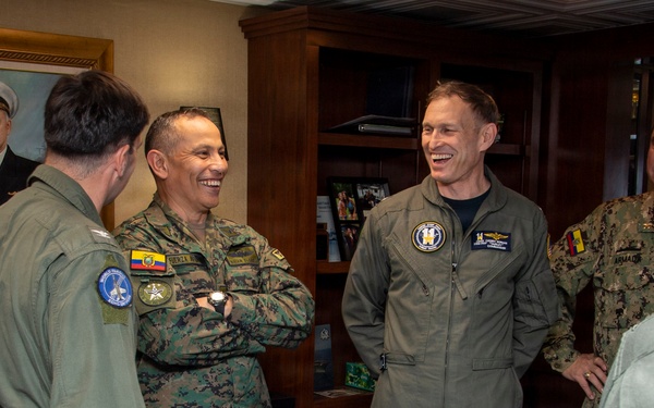 Nimitz Hosts Ecuadorian Distinguished Visitors