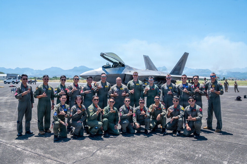 Hawaiian Raptors of the 199th AES Arrive at Basa Air Base for Cope Thunder 26-1