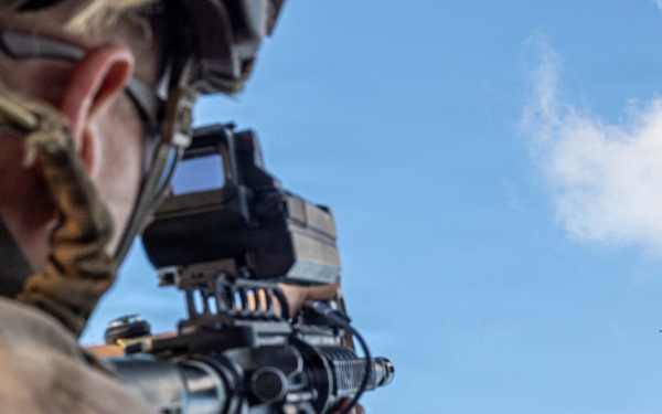 11th MEU Marines, Sailors and DoW Contractors Conduct C-sUAS Training Aboard USS Portland