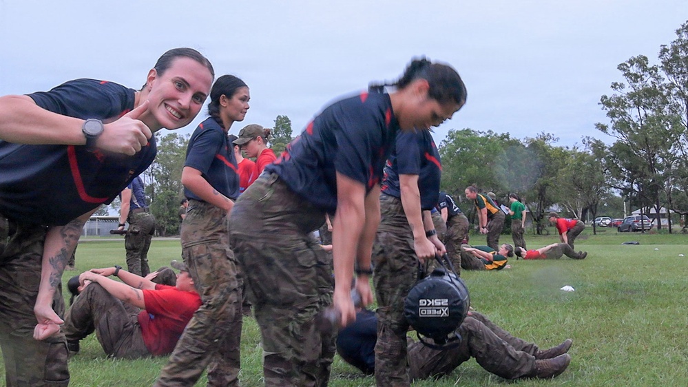 Australian Defense Force, U.S. Marines participate in joint physical training event for International Women’s Day