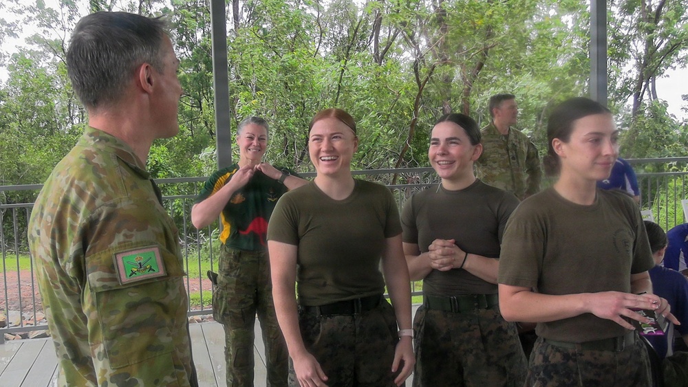 Australian Defense Force, U.S. Marines participate in joint physical training event for International Women’s Day