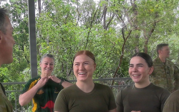 Australian Defense Force, U.S. Marines participate in joint physical training event for International Women’s Day