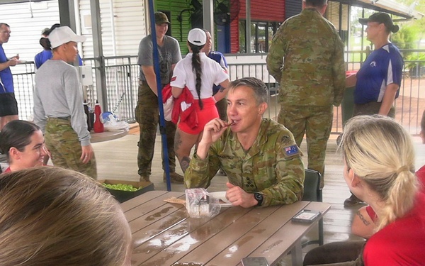 Australian Defense Force and U.S. Marines participate in joint physical training event for International Women’s Day
