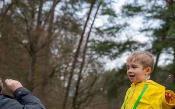 Easter egg hunt brings smiles for Month of the Military Child