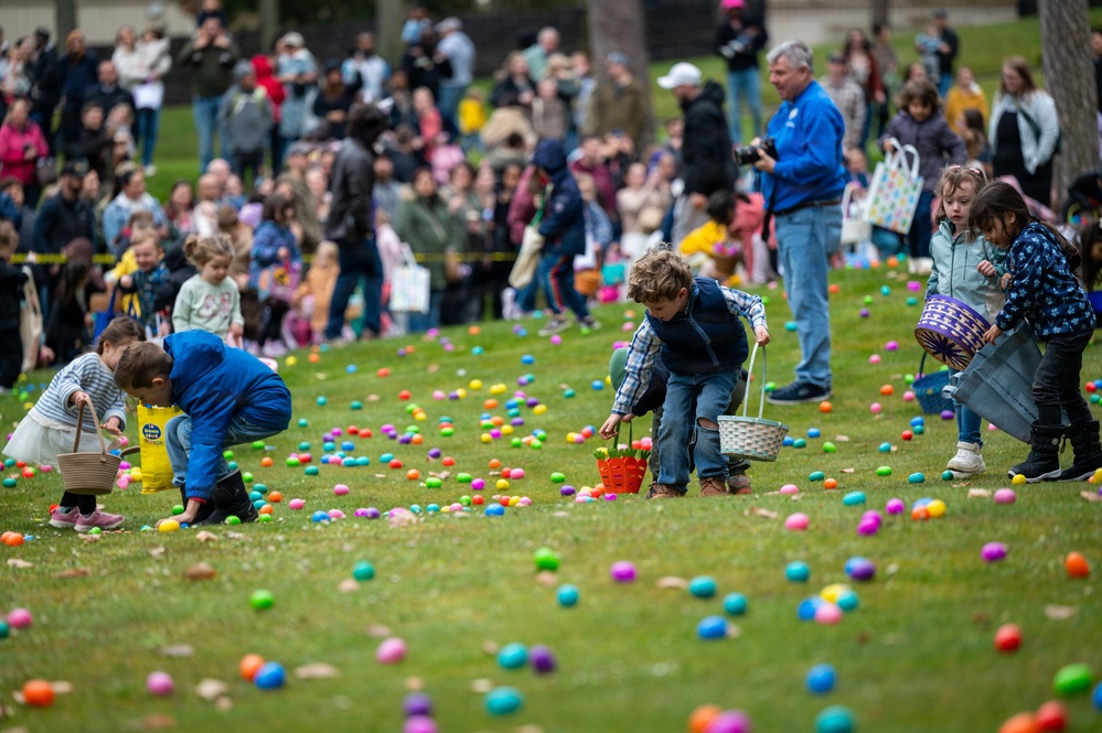 Easter egg hunt brings smiles for Month of the Military Child