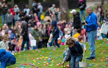 Easter egg hunt brings smiles for Month of the Military Child
