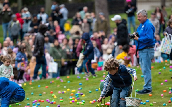 Easter egg hunt brings smiles for Month of the Military Child