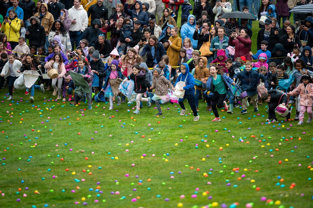 Easter egg hunt brings smiles for Month of the Military Child