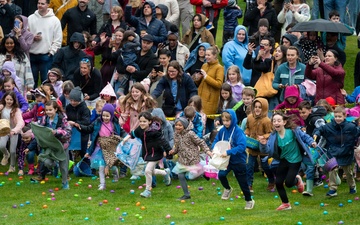 Easter egg hunt brings smiles for Month of the Military Child
