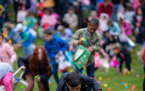 Easter egg hunt brings smiles for Month of the Military Child