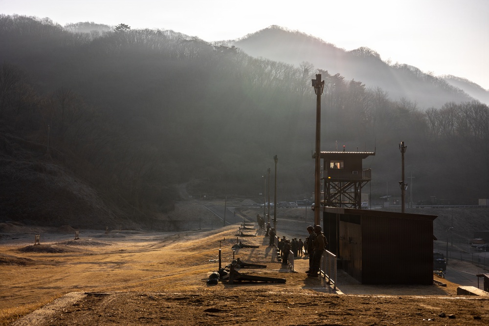 U.S. Marines with 3/12 Conduct Bilateral Live-Fire Range during KMEP 26.1