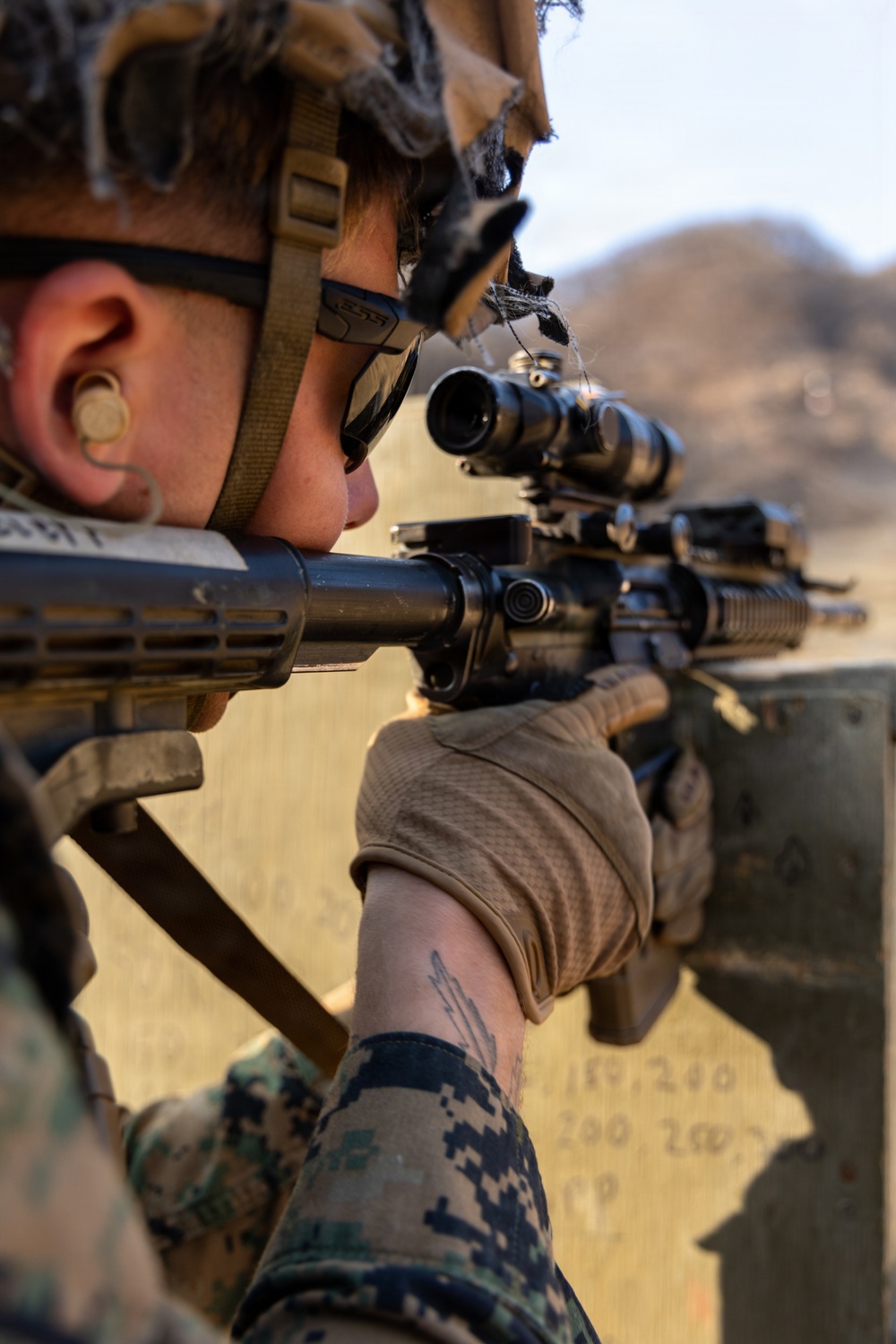U.S. Marines with 3/12 Conduct Bilateral Live-Fire Range during KMEP 26.1
