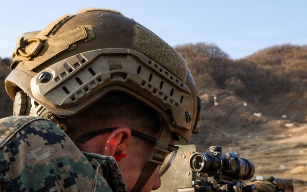 U.S. Marines with 3/12 Conduct Bilateral Live-Fire Range during KMEP 26.1