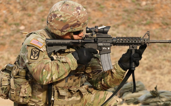 35th Air Defense Artillery Brigade Conducts Weapons Range for Best Squad Competition