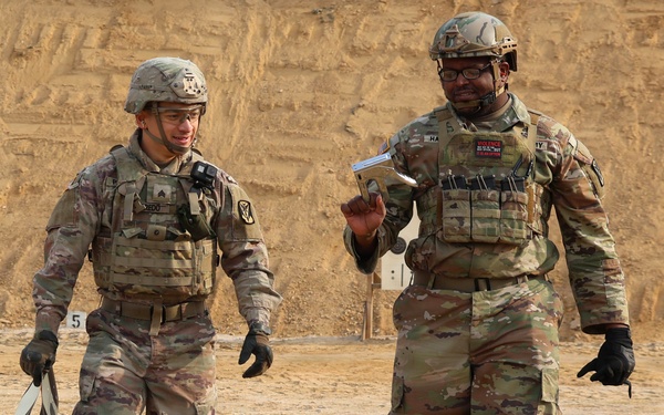 35th Air Defense Artillery Brigade Conducts Weapons Range for Best Squad Competition