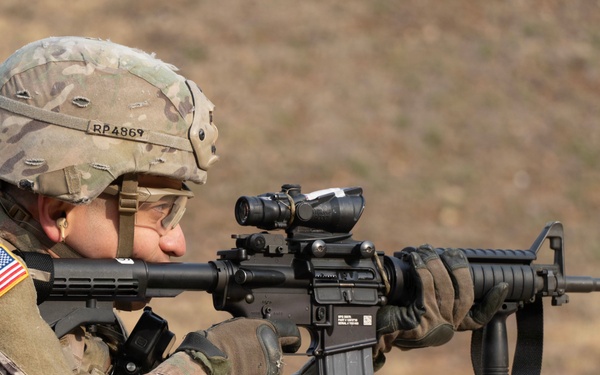 35th Air Defense Artillery Brigade Conducts Weapons Range for Best Squad Competition