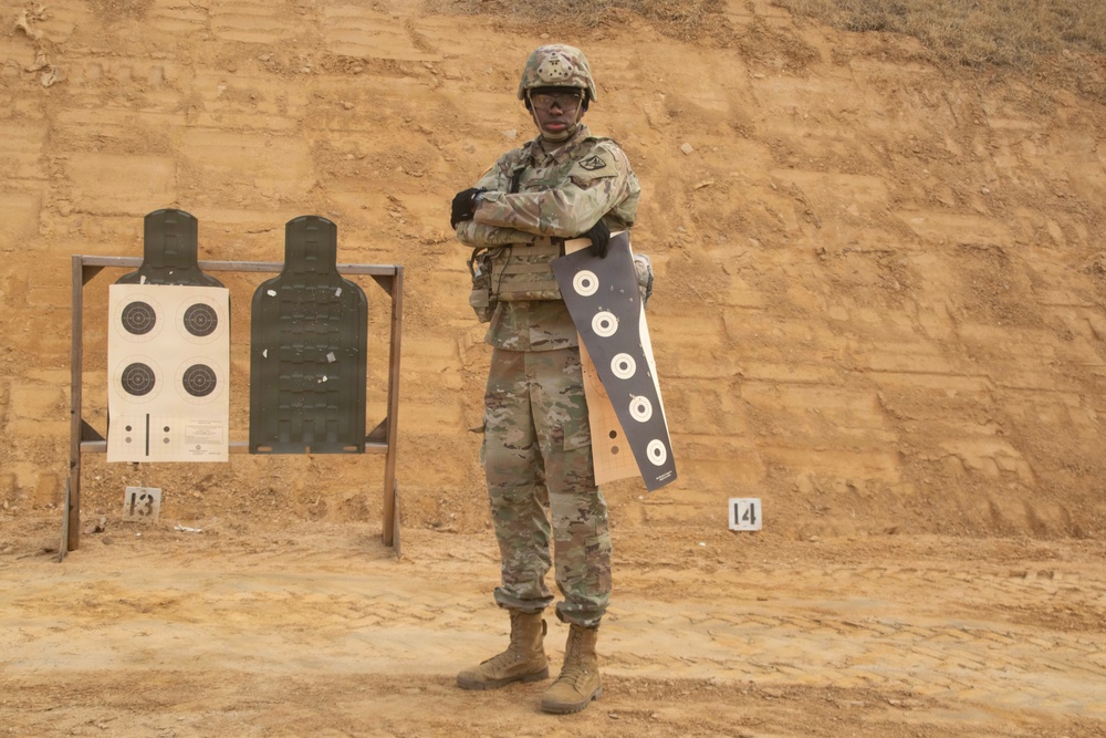 35th Air Defense Artillery Brigade Conducts Weapons Range for Best Squad Competition