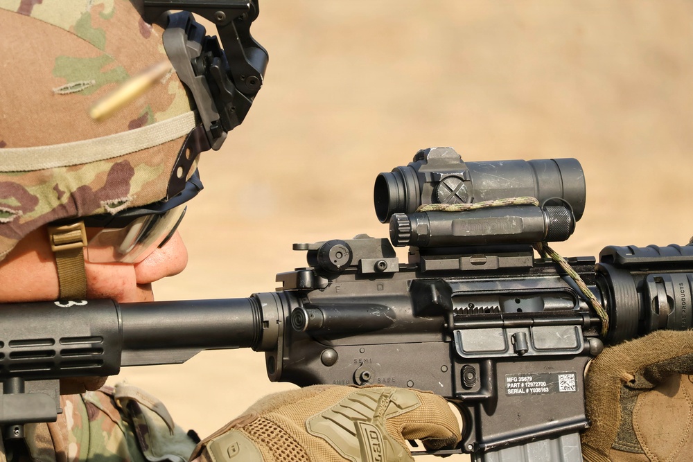 35th Air Defense Artillery Brigade Conducts Weapons Range for Best Squad Competition