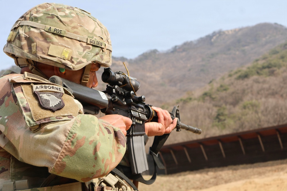 35th Air Defense Artillery Brigade Conducts Weapons Range for Best Squad Competition