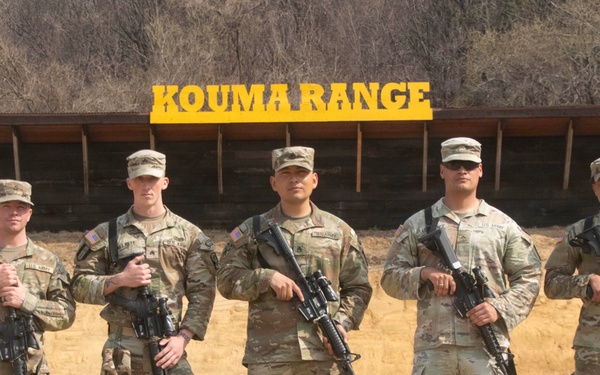 35th Air Defense Artillery Brigade Conducts Weapons Range for Best Squad Competition